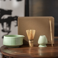 MLADEN ชุดชงชา ชุดชามมัทฉะ ชุดชงชาญี่ปุ่น ไม้ไผ่ (matcha bowl)  สไตล์ญี่ปุ่น (Chasen)