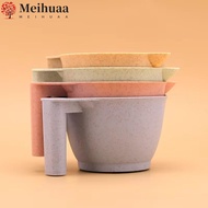 MEIHUAA Coloring Mixing Dye Bowl, Large Capacity DIY Hair Dying Container,  Wheat Straw Styling Acce