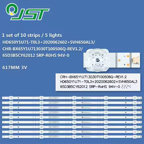 10pcs LED HD650Y1U71-T0L3 2020062602 SVH650AL3 CRH-BX65Y1U713030T1005058-REV1.0 65A6H 65E3G 65V1F-R 