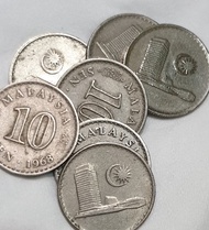 Koin asing 10 sen Malaysia "gedung Parlemen" (MA-23)