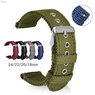 ♂♙✒ 18 20mm 22mm 24mm Nylon Woven Watchband for Samsung Galaxy Watch 42mm 46mm Active2 Gear S2 S3 Quick Release Band Strap Active 2