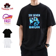 Six Seven 67 Brun Gaming Controller T Shirt Men Casual Fashion Tee Fast Delivery