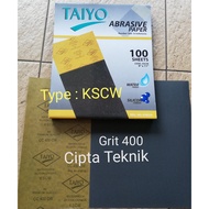 Taiyo Grit 400 KSCW Waterproof Sandpaper CC400 CW Sandpaper Grit400 Sand Paper