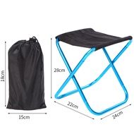 ReadyStock- Compact Camp Stool Folding Ultralight Chair for Camping Fishing Hiking Beach Outdoor Cha