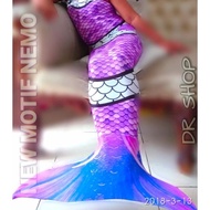 NEW ARIEL MOTIF MERMAID COSTUME CHILDREN'S SWIMSUIT