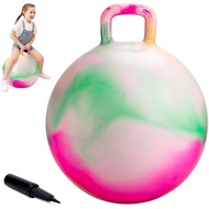 ZOOJOY Clouds Hopper Ball, Hopping Toys for Kids, 22 Inch Bouncy Ball with Handle for Boys Girls Age