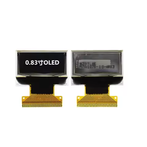 0.83 inch OLED screen SSD1306 small display 96x39 LCD 8 bit parallel port SPI IIC
