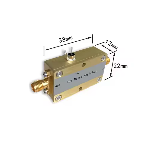 50M-4GHz Wideband Radio Frequency RF Low Noise Amplifier Module CNC Shell 90mA Low Power Consumption