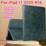 Case For iPad 11 2025 a16 11inch Case Book Flip Stand Tablet Cases Auto Sleep/Wake For iPad 11th Gen