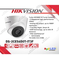 Hikvision DS-2CE56D0T-IT3F 2MP 1080P Turret Analog Infrared CCTV Camera