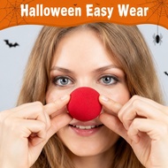 4/8PCS Halloween Clown Sponge Nose 4.8cm Red Costume Prop for Dress Up and Photo Scenes