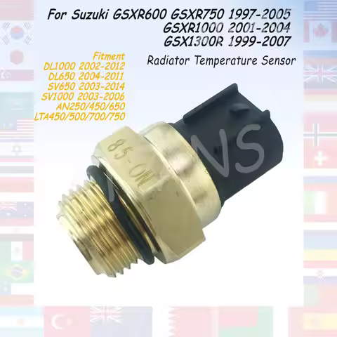 Fit For SUZUKI GSXR600 GSXR750 GSXR1000 GSX1300R DL1000/650 SV650/1000 VL800B/C/T M18 85℃ Radiator F