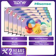 Hisense A6100K Series 4K UHD Smart TV (70") 70A6100K (50") 50A6100K (55") 55A6100K (65") 65A6100K (5