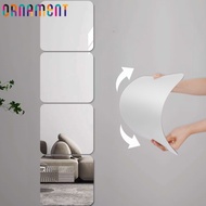 [ Featured ] Splicing Makeup Mirror - HD Mirror Sticker for Background Decoration - Bedroom Bathroom