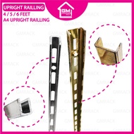 [GMRACK] UPRIGHT RAILLING /A4  4/5/6 FT WALL RAILING
