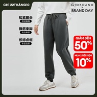 GIORDANO Men Joggers Brand Label Multi-Pocket Joggers Drawstring Elastic Waist Athleisure Simple Fas
