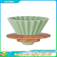 In stock-Coffee Filter Ceramic Pour over Coffee Dripper Set for V60 Dripper Removable Dripper with S