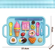 Pudding Jelly Toy Set Childrens Food Feeding Toys Kitchen Pretend Play Toy mainan puding sendok