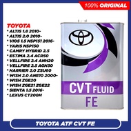 TOYOTA AUTO TRANSMISSION FLUID CVT FE (4L) ALTIS ESTIMA WISH HARRIER VELLFIRE VIOS CAMRY