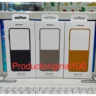 Casing Samsung Galaxy Z Flip 7 Kinsuit Case Leather Flip7 - Camel
