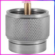Camping Stove Adapter 1LB Propane Small Tank Input and a Lindal Valve EN417 Output Outdoor Cylinder 