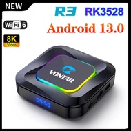 VONTAR R3 Android 13 TV Box RK3528 Set Top Box RGB Light 4K Media Player Android 13.0 TVBOX QuadCore 8K Video HDR10+ BT5 Wifi6