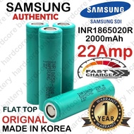 ORIGINAL authentic samsung 18650 3.7V 4.2V 20R 2000mAh 22A INR18650-20R Rechargable Li ion Lithium i