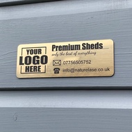 7.5x2.5CM Free Customizable Steel Metal Tag Business ID Plate Personalized Engraved any Text Logo Na