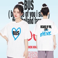BUS because of you i shine 1st THAILAND FANCON TOUR T-shirt Cotton 1 Will Not Shrink Or Wrinkle. uni