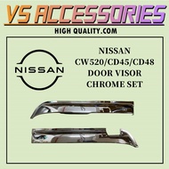 NISSAN CW520/CD45/CD48 DOOR VISOR SET “CHROME”