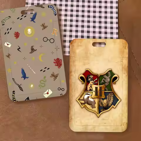 H-Harry P-Potter ID Badge Card Holder Lanyard Kids Credit Card Case Neck Strap Door Card Holder Cred