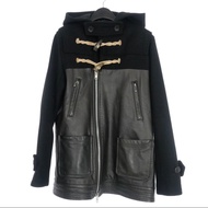 Coat Duffle leather Direct from Japan Secondhand