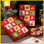 GANTUNGAN Keeppley 12 Holes Christmas Bingo Doll Christmas Keychain SurpriseBLIND BOX Kids Gift