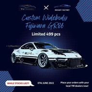 YM Model 1:64樹脂模型
1/64 YM Model X DIECAST FACTORY 聯名 GR86 Custom Widebody Fujiwara GR86 Limited 499台