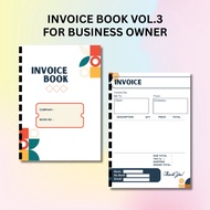 Invoice Book Vol.3 for Business Owner | 40 Pages (Includes Customer Copy) | A4 Paper Size 75gsm | Bu