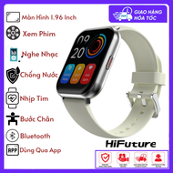 HiFuture Zone 2 Smartwatch Bluetooth Connectivity App-Controlled 1.96 Inch Display Waterproof Fitnes