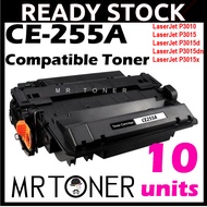 10x Compatible Toner HP CE255A CE255X CE255 55A 55X  M521 M521dn M521dw M521dx M521dz M525 M525c M52