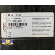 LG plasma 42PN4500.ATS pawer board main board tcom