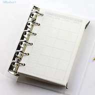 HUBERT Notebook Refill Monthly Spiral Binder Daily Planner Stationery Weekly Grid A5 A6 A7 Binder In