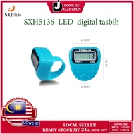 Mini Ring Digital Tasbih with Light SXH5136 | Zikir Ring LED Elektronik Cincin Zikir Digital Mudah A