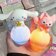 [อบอุ่น Homie] 3D การ์ตูนอะนิเมะ Sanrio ไฟกลางคืน Cinnamoroll Kuromi Melody ตกแต่งโคมไฟเรืองแสงของขวัญสำหรับเด็ก