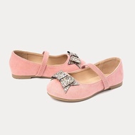 Giày công chúa dự tiệc Mary Jane cho bé gái 3-8 tuổi Luffymomo xuất dư Giày ba lê búp bê quai ngang 