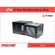 [CUSTOM BUILT] ST Rack 15U Wall Mount Server Rack (Perforated/Perspex)