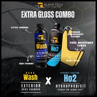 【Black Tech Car Pro】 Ho2 Hydrophobicit Coat COMBO SET 500ml + Nano Car Shampoo 500ml