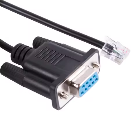 DB9 to RJ10 RJ11 6P4C Serial RS232 Converter BMS Console Cable for Pylontech Phantom-S US2000 or US3