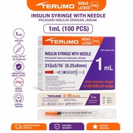 TERUMO Insulin Syringe 1mL (100pcs) 31G