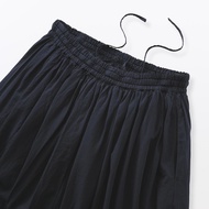 มูจิ กระโปรงยาวผ้าฝ้าย ผู้หญิง - MUJI Womens Cotton Voile Gather Shirt รุ่น BE1XTA5A