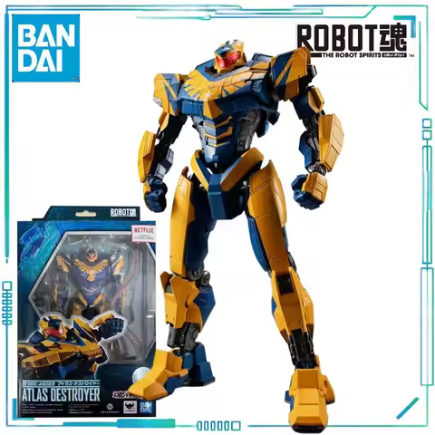 BANDAI SPIRITS Genuine ROBOT Series Black Forbidden Area Atlas Destroyer Finished Product Movable Mo