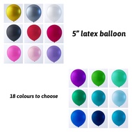 5” latex balloon
