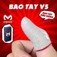Memo V5 Finger Sleeve anti-sweat FF gaming gloves carbon fiber super sensitive touch glove version